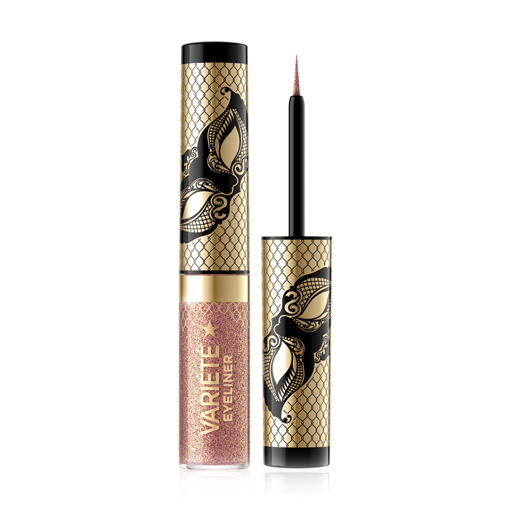 Підводка для очей Eveline Cosmetics Variete Eyeliner 01 Sparkle Gold, 4 мл